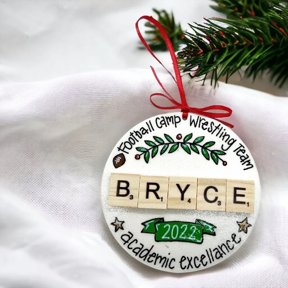 Custom Handmade Christmas Ornament: Yearly Highlights & Personalization Your Way